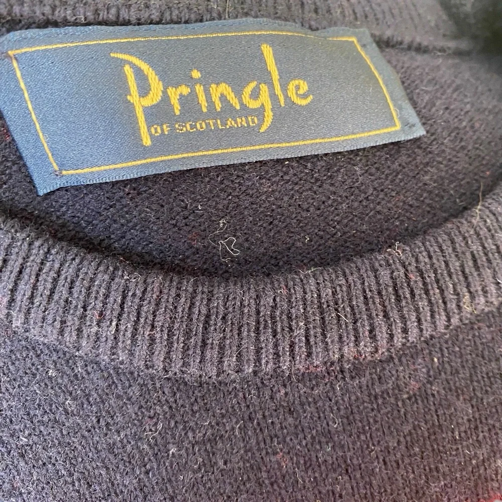 Vintage Pringle of Scotland Mens‎ Large Wool Sweater Preppy Golf Pullover